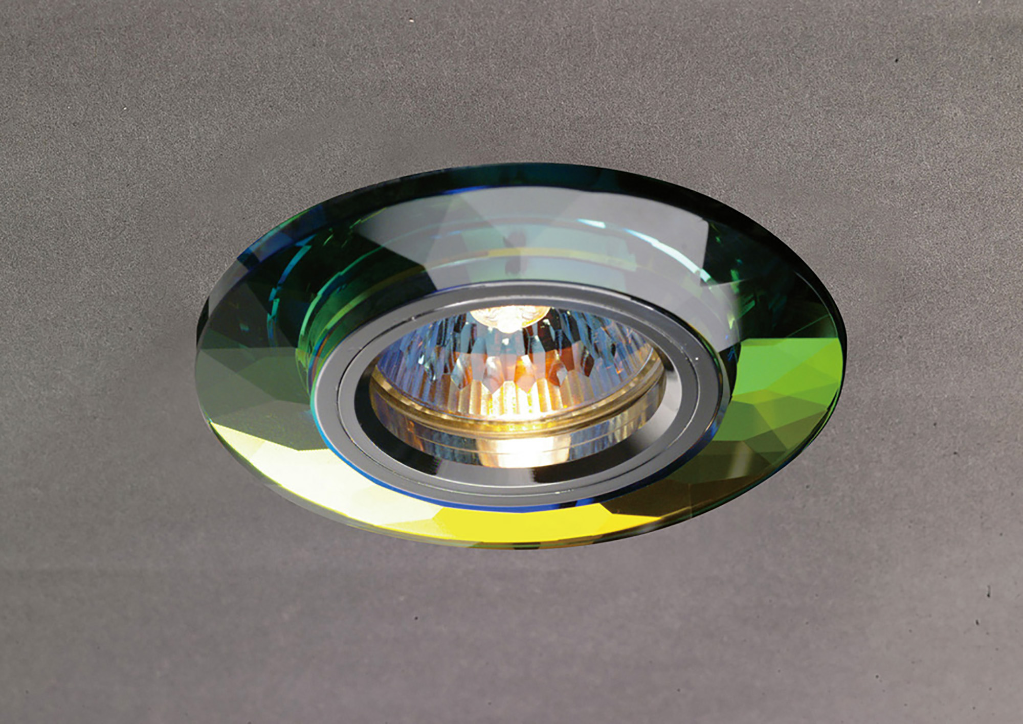 IL30816MC  Crystal Downlight Chamfered Round Rim Only Spectrum